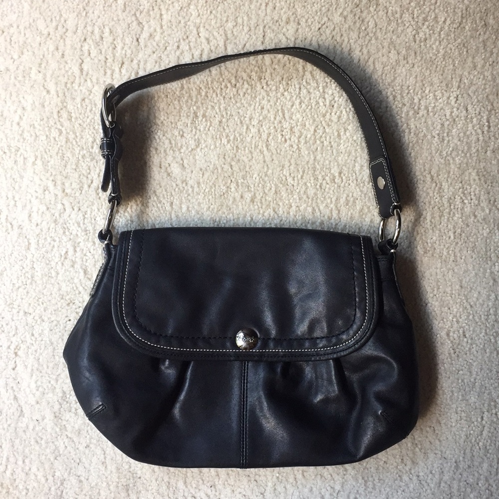 Black Coach Hand Bag